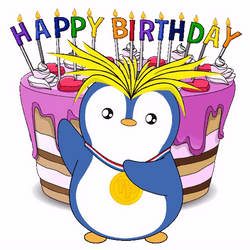 Happy Birthday Niece Pudgy Penguin Dancing GIF