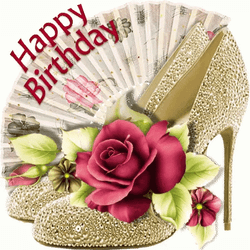 Happy Birthday Niece Shining High Heels GIF