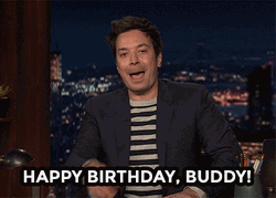 Happy Birthday Office Buddy GIF