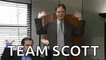 Happy Birthday Office Team Scott GIF