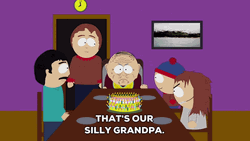 Happy Birthday Old Man Family Gathering GIF