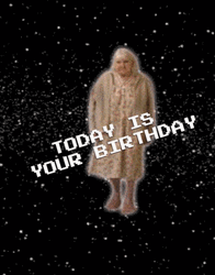 Happy Birthday Old Man Grandma GIF