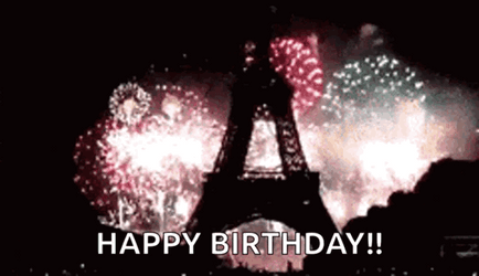 Happy Birthday On Bastille Day GIF