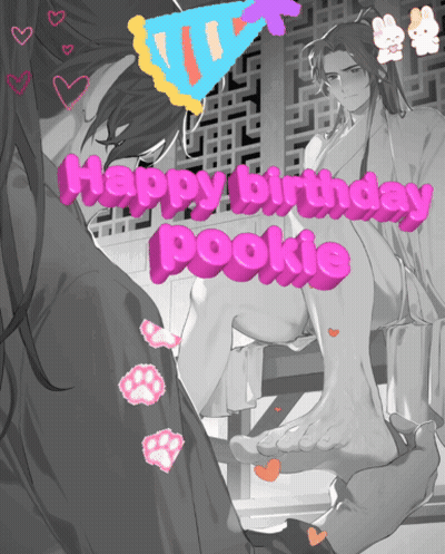 Happy Birthday Pookie Drawing GIF