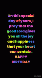 Happy Birthday Prayer Wishes GIF