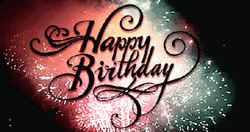 Happy Birthday Princess Fireworks Celebration GIF