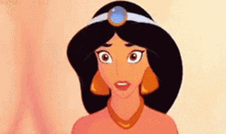 Happy Birthday Princess Jasmine Excited Greeting GIF