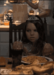 Happy Birthday Princess Tiara Brat Dinner Party GIF