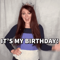 Happy Birthday Princess Tiara Crown Greeting GIF