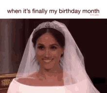 Happy Birthday Queen Duchess Megan Birthday Month GIF