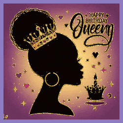Happy Birthday Queen GIF