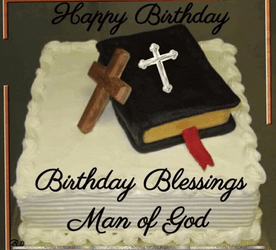 Happy Birthday Religious Man Of God GIF