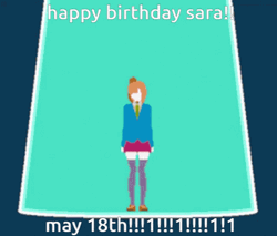 Happy Birthday Sara May 18Th GIF