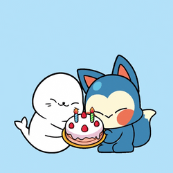 Happy Birthday Sealion Cat Brother Meme GIF