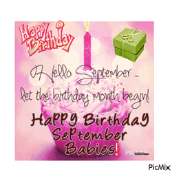 Happy Birthday September Babies GIF