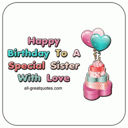 Happy Birthday Sis GIF