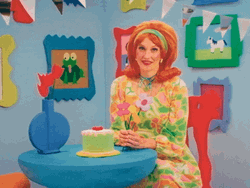 Happy Birthday Sis Greeting Flower GIF