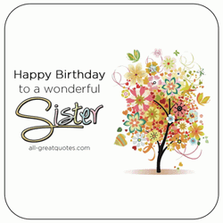 Happy Birthday Sis GIF