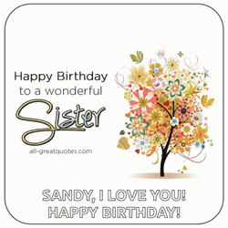 Happy Birthday Sis GIF