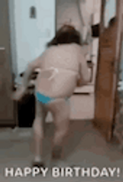 Happy Birthday Sister Funny Meme Little Man Dancing GIF