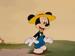 Happy Birthday Sister Funny Meme Mickey Mouse Cake GIF