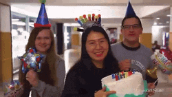 Happy Birthday Sister In Law Funny Excited Celebrant Meme GIF
