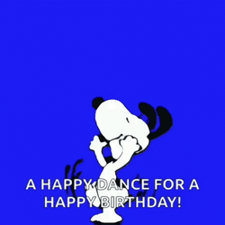 Happy Birthday Snoopy GIF