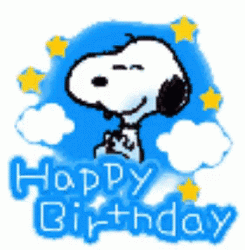 Happy Birthday Snoopy GIF