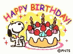 Happy Birthday Snoopy GIF