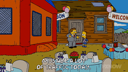 Happy Birthday Son Bart Simpson GIF