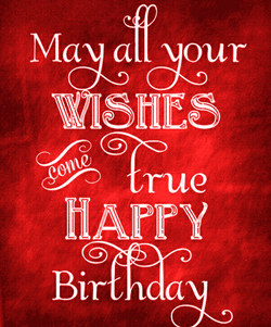 Happy Birthday Son May Your Wishes Come True GIF