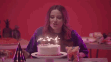 Happy Birthday Song Cake Sparkles Celebrate GIF
