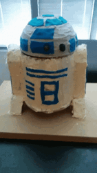 Happy Birthday Star Wars Cake GIF