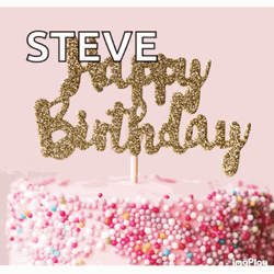 Happy Birthday Steve Assorted Digital Designs GIF