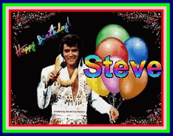 Happy Birthday Steve With Elvis Presley GIF