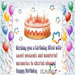 Happy Birthday Sweet Wishes GIF