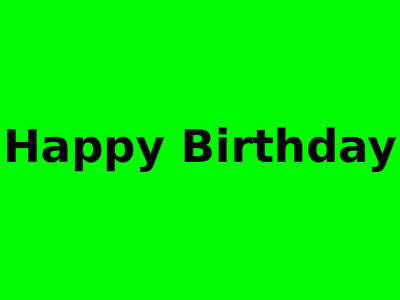 Happy Birthday Text Wish. GIF