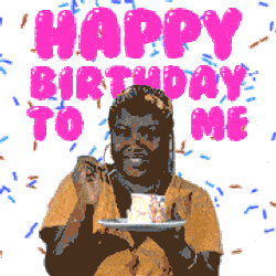 Happy Birthday To Me My Birthday Sticker GIF