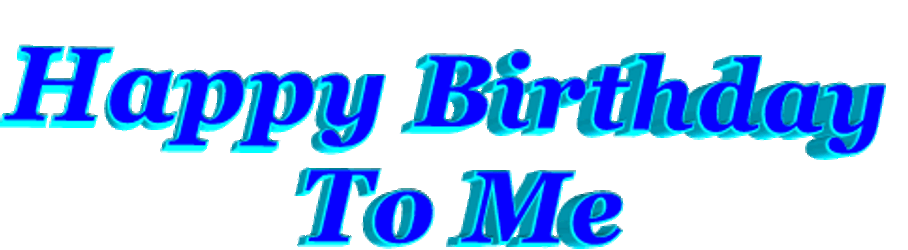 Happy Birthday To Me Rotating Letters GIF