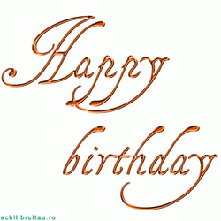 Happy Birthday Uncle Flashy Minimalist Art GIF