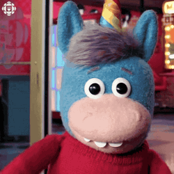 Happy Birthday Unicorn CBC Kids GIF