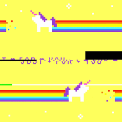 Happy Birthday Unicorn Just For You Card GIF