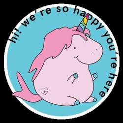 Happy Birthday Unicorn We're So Happy  GIF