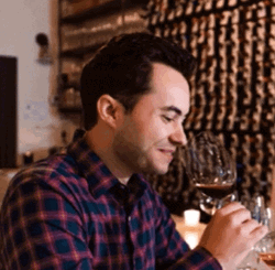 Happy Birthday Wine Guy Smiling  GIF