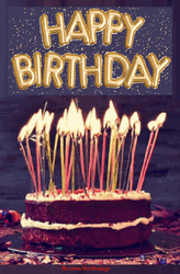 Birthday Cake in an Aluminum Pan with a 34 with Flaming Candles Stock Image  - Image of silver, number: 156796597
