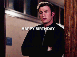 Happy Birthday With Sad Steve Rogers GIF
