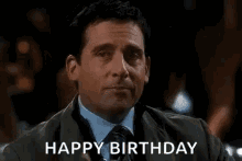 Happy Birthday With Steve Carell Winking GIF