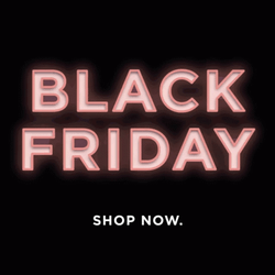 Happy Black Friday Color Changing Text GIF