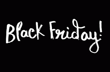 Happy Black Friday Moving Text GIF