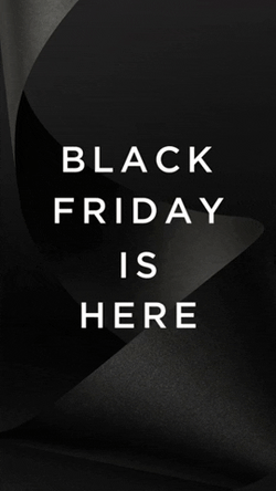 Happy Black Friday Text Animation GIF